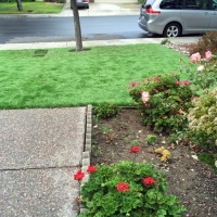 Artificial Grass Installation Clawson, Utah Landscaping, Small Front Yard Landscaping
