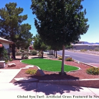 Grass Turf Sandy Hills, Utah Backyard Deck Ideas, Small Front Yard Landscaping