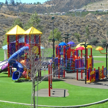 Artificial Grass Installation Plymouth, Utah Athletic Playground, Parks