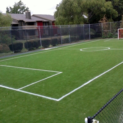 Fake Grass Centerfield, Utah Bocce Ball Court, Commercial Landscape