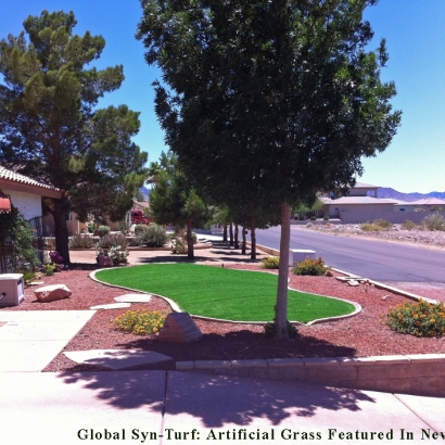 Grass Turf Sandy Hills, Utah Backyard Deck Ideas, Small Front Yard Landscaping