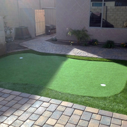 Synthetic Grass Echo, Utah Putting Green, Backyard Landscape Ideas