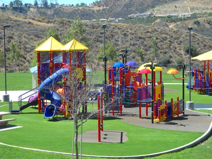 Artificial Grass Installation Plymouth, Utah Athletic Playground, Parks