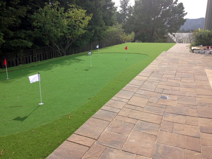 Fake Grass Roy, Utah Putting Green Carpet, Backyard Design