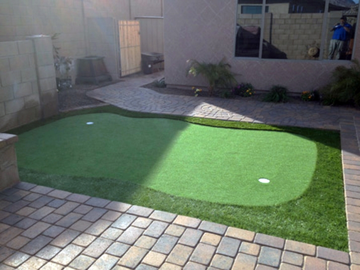 Synthetic Grass Echo, Utah Putting Green, Backyard Landscape Ideas